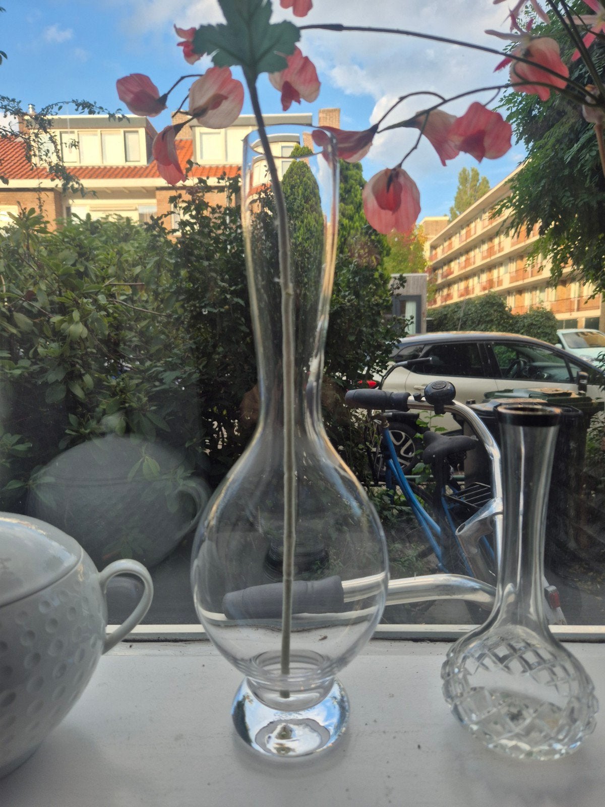 Zeldzame Zwiesel 1872 Mondgeblazen Kristallen Decanteerkaraf, Ophalen of Verzenden