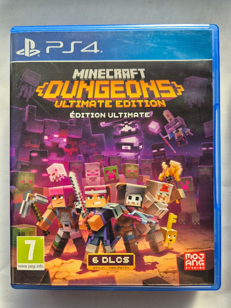 MINECRAFT DUNGEONS ultimate edition, Avontuur en Actie, Gebruikt, 1 speler, Ophalen of Verzenden
