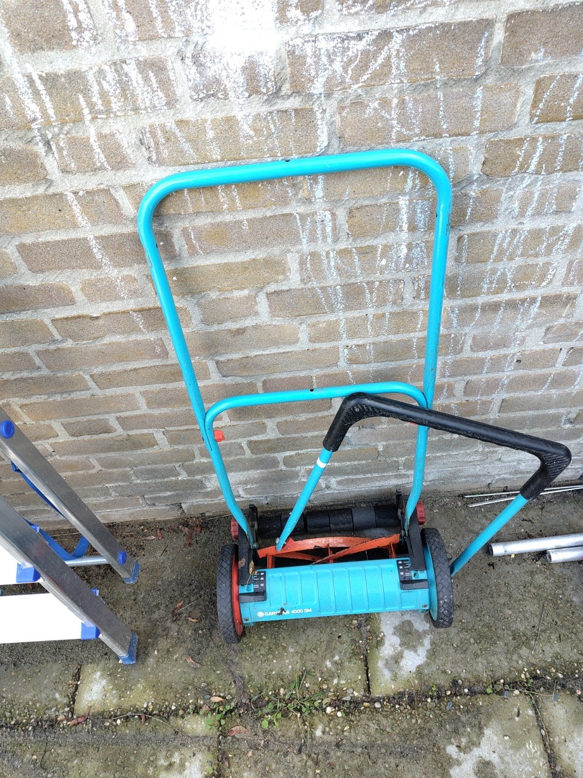 Gardena 400C handgrasmaaier - gebruikt, Tuin en Terras, Ophalen, Gebruikt, Handgrasmaaier, 40 t/m 49 cm