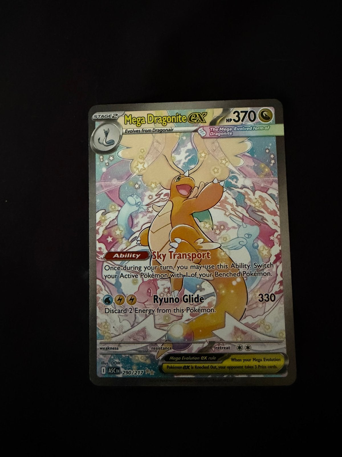 Mega dragonite Ex ascended heroes, Ophalen