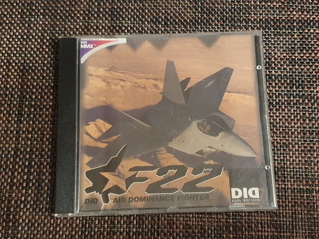 PC CD-ROM - F22 Did Air Dominance Fighter F-22 Raptor, 1 speler, Racen en Vliegen, Ophalen of Verzenden, Zo goed als nieuw