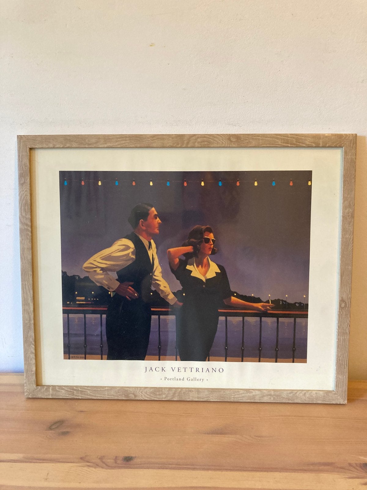 Jack Vettriano Art Print - Midnight Blue, Ophalen, Met lijst, Rechthoekig Liggend, Zo goed als nieuw