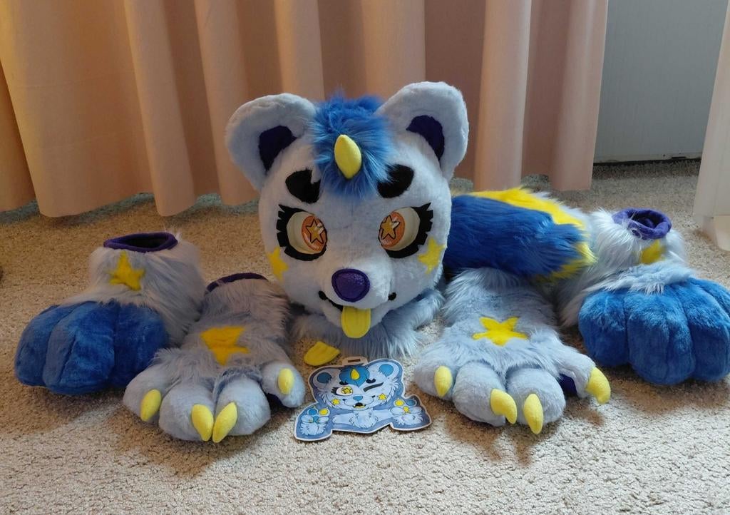 Star bear partial fursuit, Verzenden, Nieuw, Overige typen