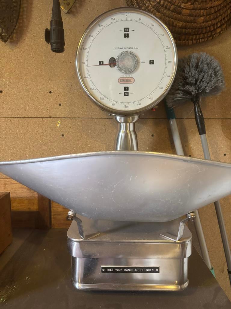 Decoratieve Berkel Weegschaal - Type Piccolo, Winkelweegschaal, Ophalen of Verzenden, Gebruikt, Minder dan 10 kg