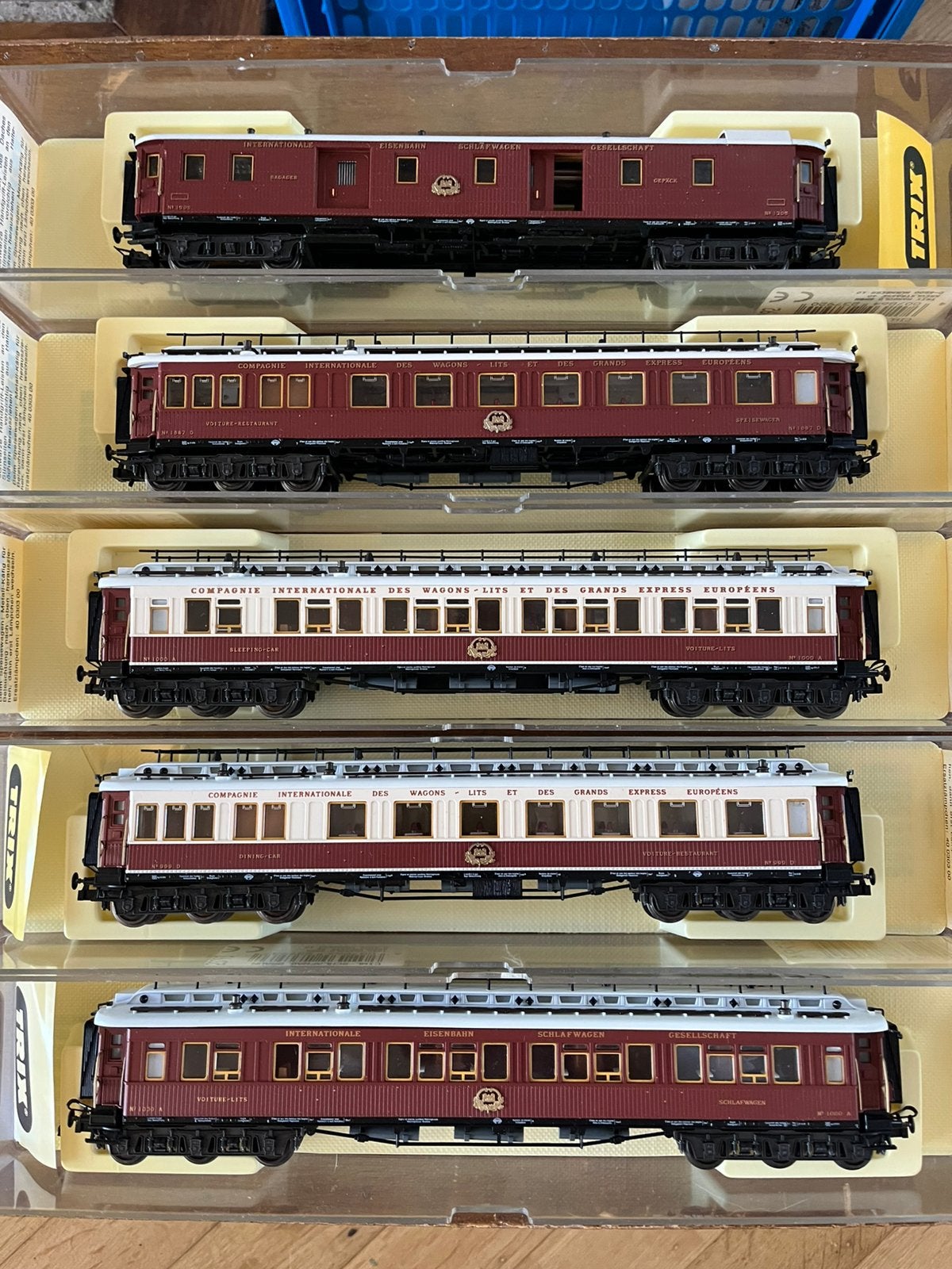 Trix Compagnie Internationale express set H0 ovp, Ophalen of Verzenden, Gelijkstroom, Wagon, Trix