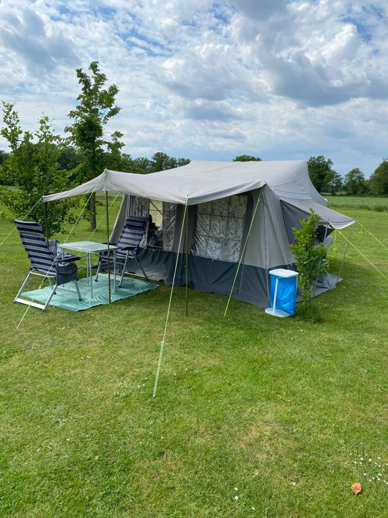 Camplet 123 Concorde vouwwagen - waterdicht, nieuwe banden, Caravans en Kamperen, Ophalen, Gebruikt