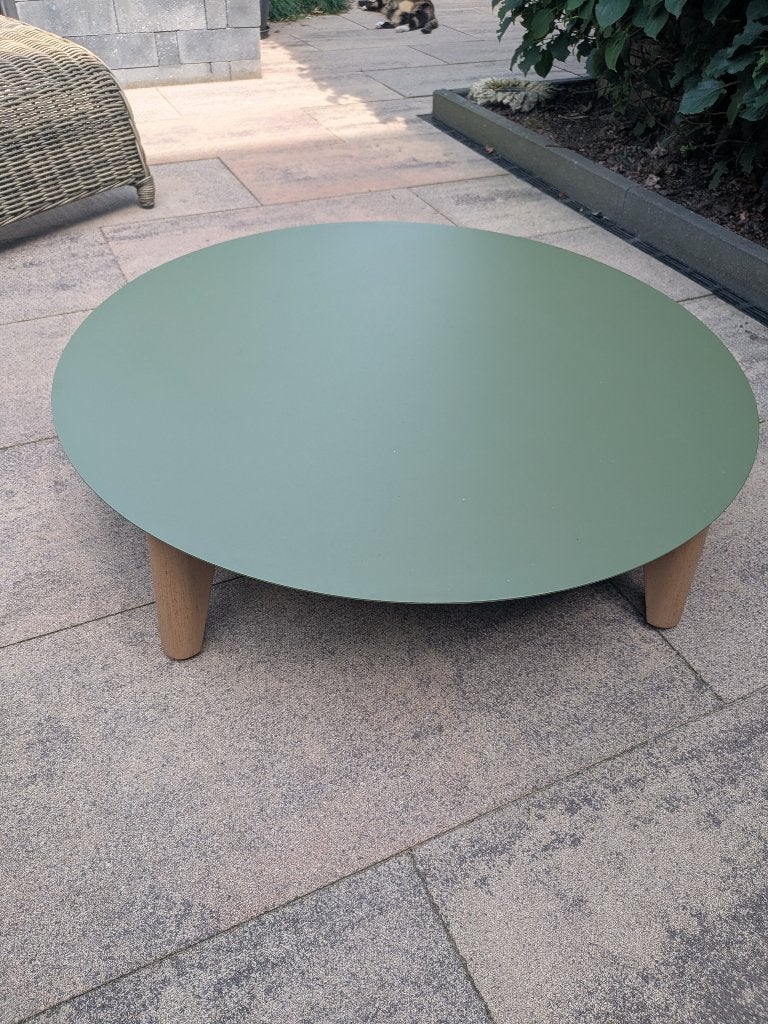 Bijzettafel voor lounge set, Ophalen, Minder dan 55 cm, Metaal of Aluminium, Rond
