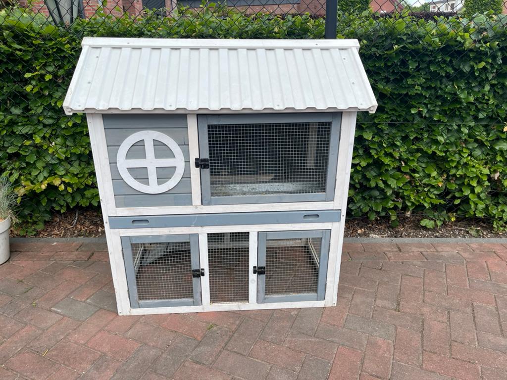 Konijnenhok, Dieren en Toebehoren, Ophalen, 110 cm of meer, Hok, 90 cm of meer
