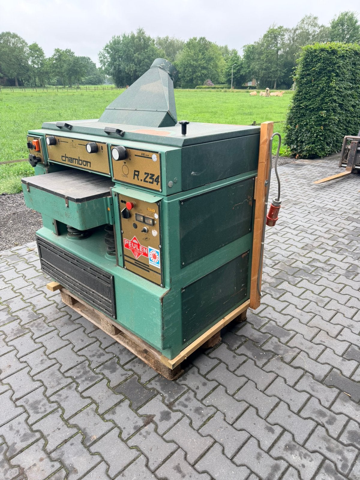 Chambon vandiktebank  R.234 - 4 messen / 63 cm breed, Ophalen, Gebruikt, Elektrisch