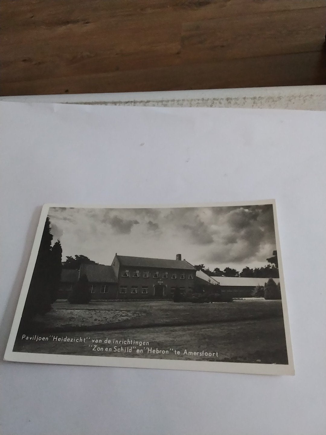 Oude ansichtkaart Paviljoen 'Heidezicht' Amersfoort, Verzamelen, Ophalen of Verzenden, 1940 tot 1960, Ongelopen, Utrecht