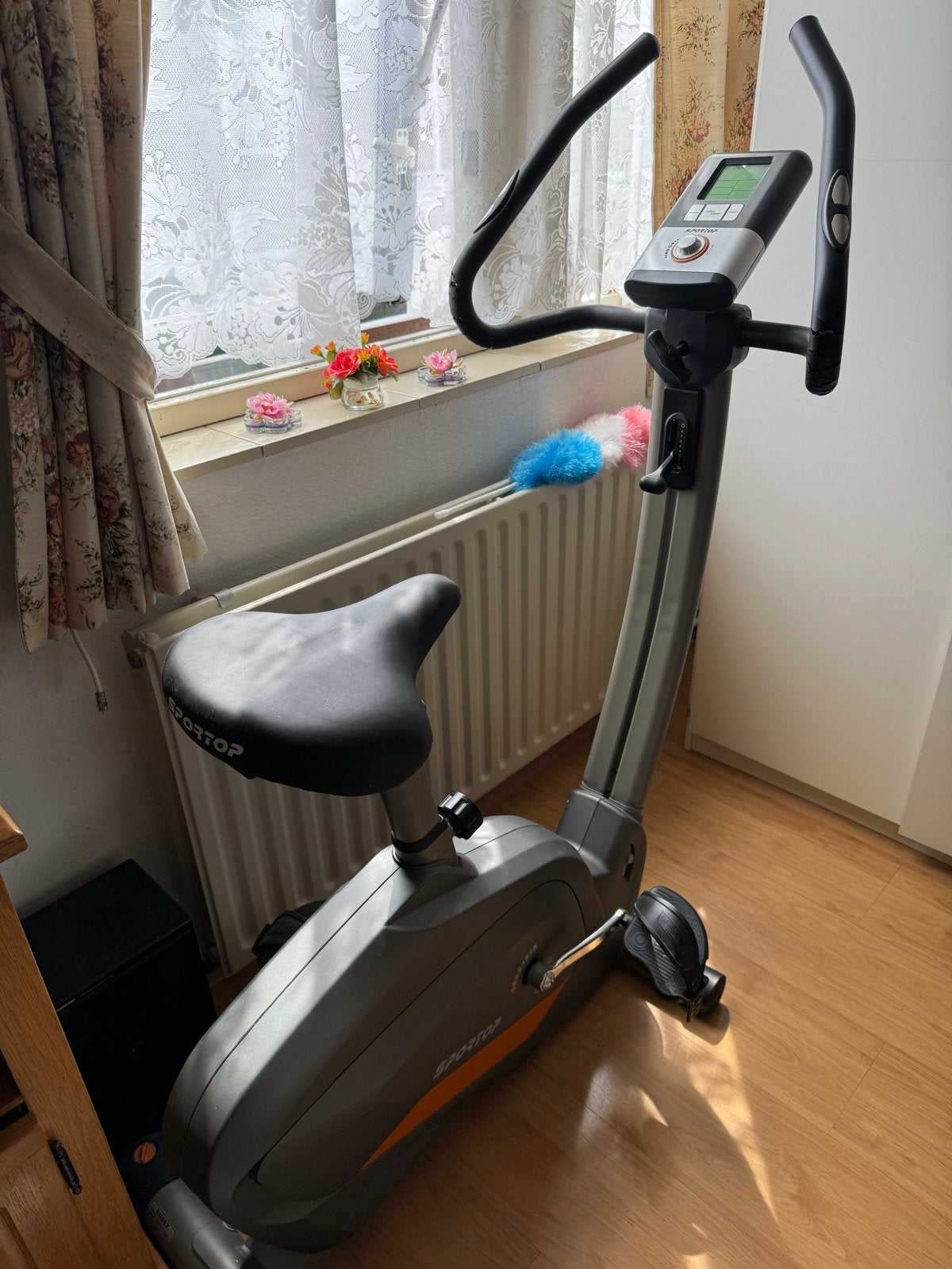 Sportop Hometrainer - gebruikt, Ophalen, Zo goed als nieuw, Metaal, Benen
