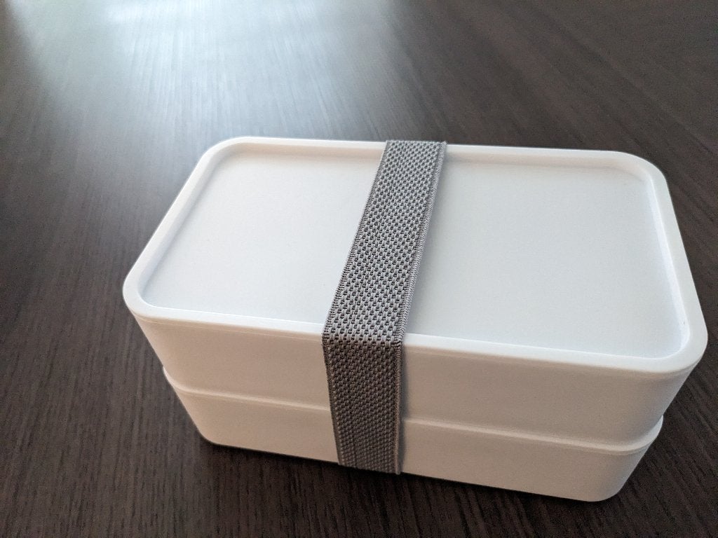 Witte broodtrommels, stapelbaar, 2 -laags + bestek, Ophalen of Verzenden, Nieuw