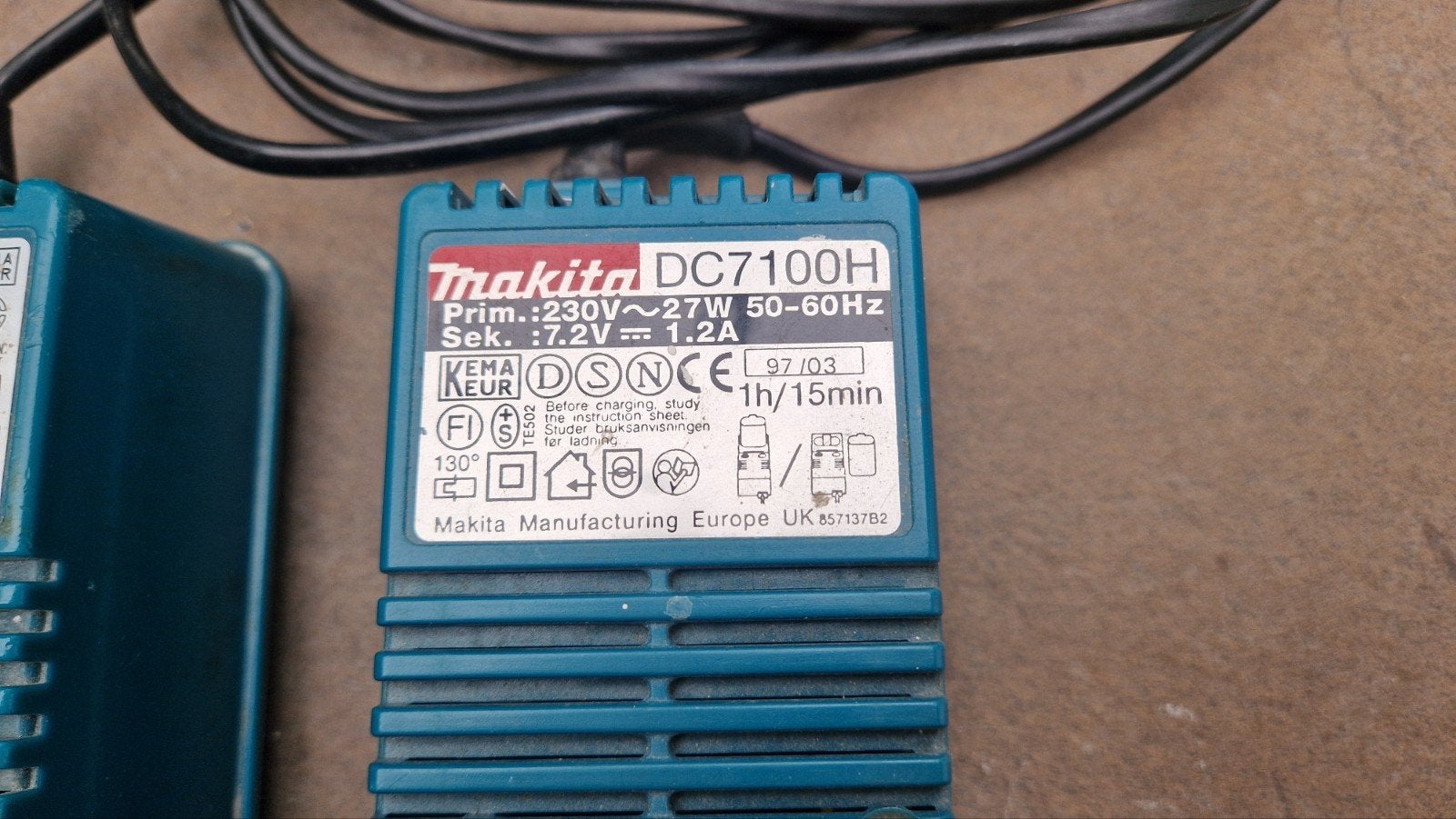 Makita oplader(s) 7,2 volt, Ophalen of Verzenden, Makita, Makita, Makita