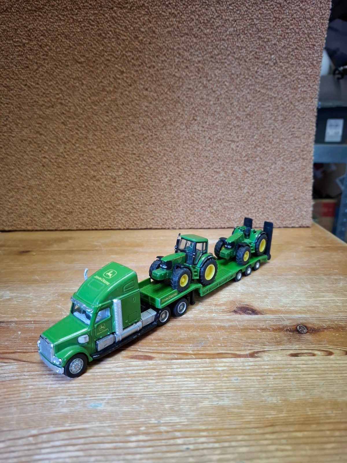 Siku John Deere transport, Ophalen of Verzenden, Gebruikt, Bus of Vrachtwagen, SIKU
