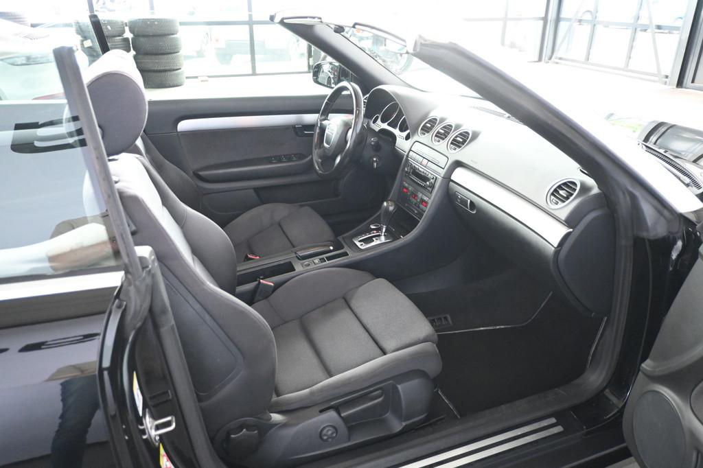 Audi A4 2.7 TDI Cabriolet Automaat Airco Cruise control Elek, Stof, Gebruikt, Zwart, 197 €/maand