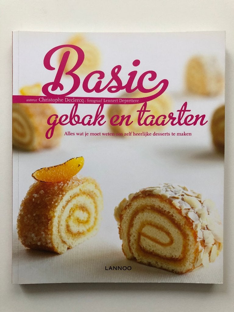 Basic gebak en taarten, Verzenden, Zo goed als nieuw, Christophe Declercq, Europa