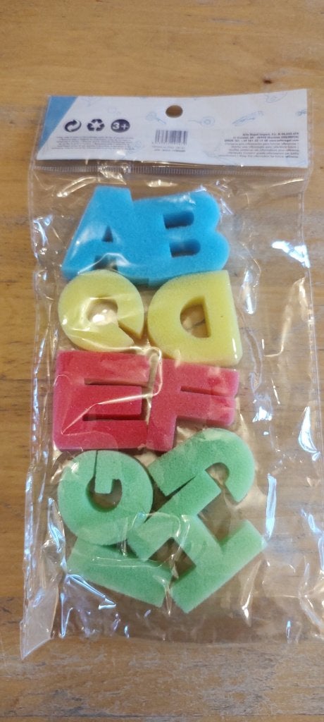 Letter sponsjes, Ophalen of Verzenden, Nieuw
