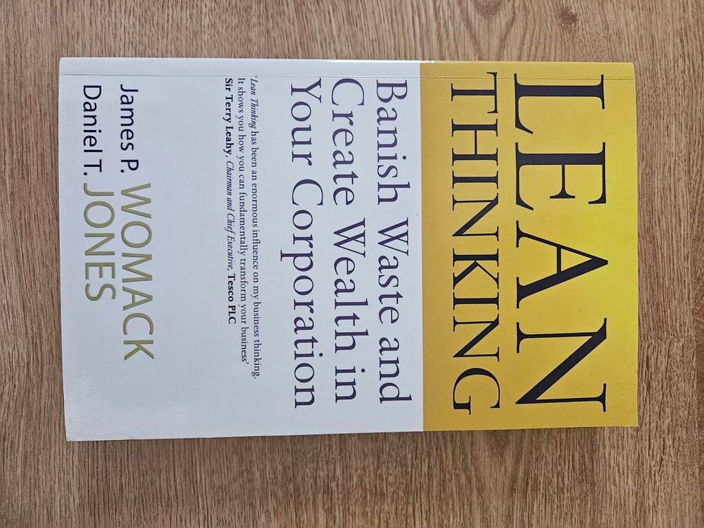 Lean Thinking: Ban Waste, Boeken, Ophalen of Verzenden, Gelezen, Management, James P. Womack, Daniel T. Jones