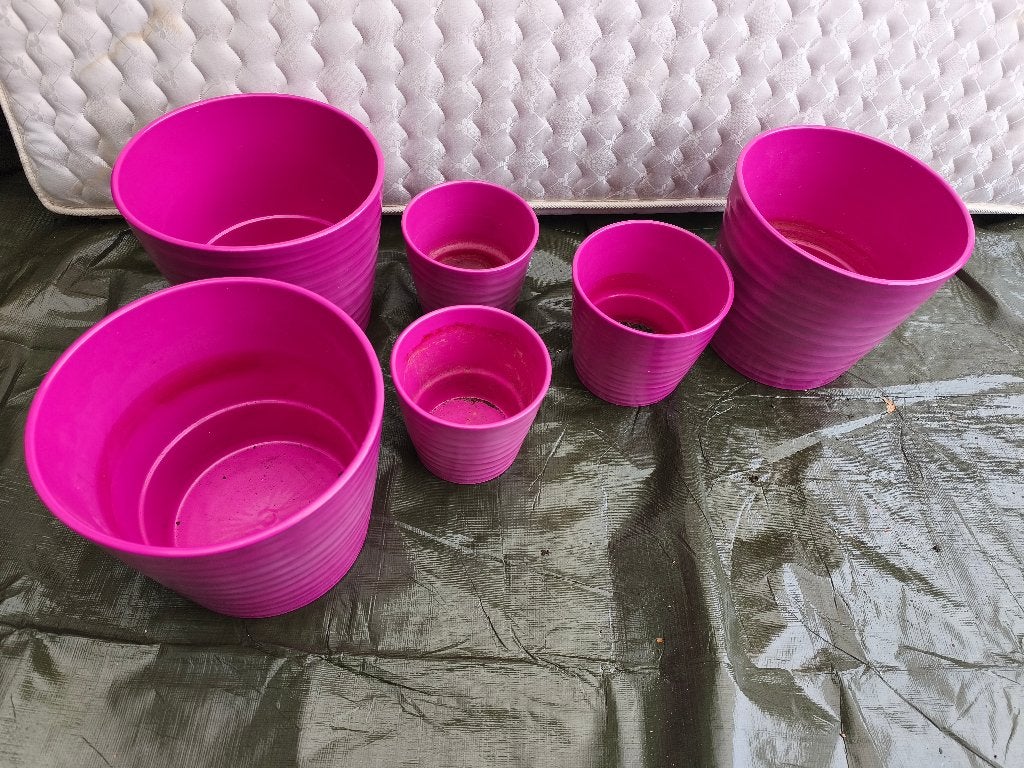 bloempotten, 25 tot 40 cm, Rond, Binnen, Ophalen of Verzenden