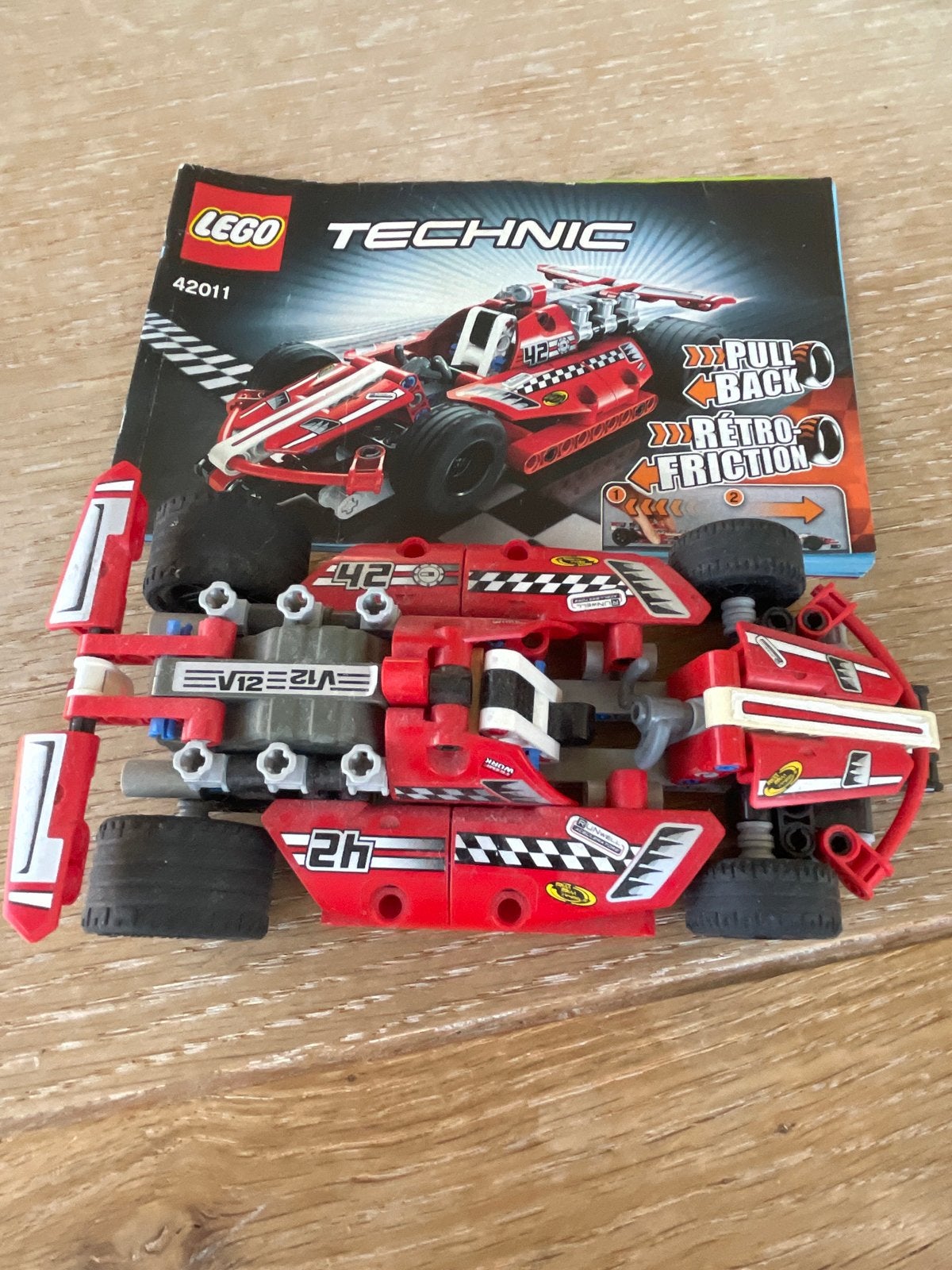 LEGO Technic 42011 Raceauto - Zonder doosje, Ophalen, Gebruikt, Lego, Complete set
