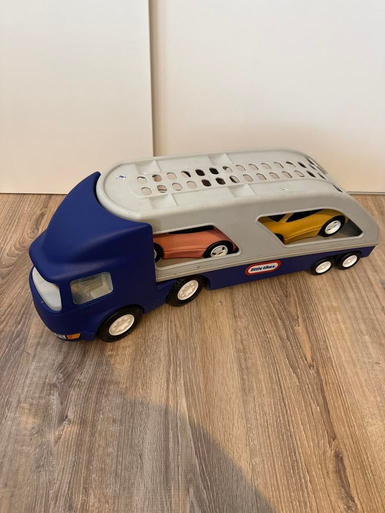 Little Tikes Autotransporter met 2 auto's, Ophalen, Gebruikt