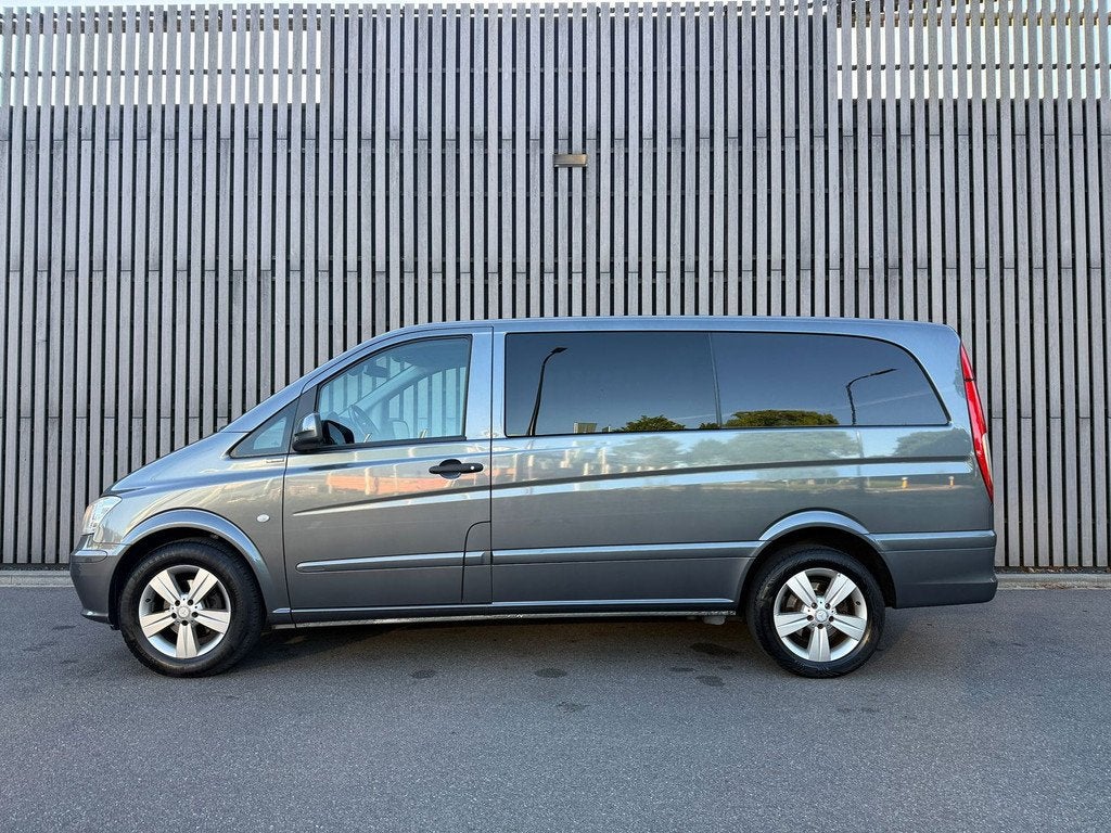 Mercedes-Benz Vito 113 CDI Lang Dubbele Cabine / Airco / Cru, Auto's, Bestelauto's, Euro 5, Gebruikt, 4 cilinders, Bedrijf