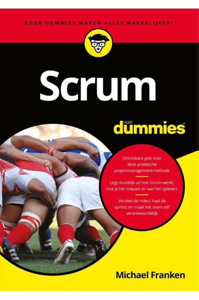 Scrum voor dummies als nieuw, Niet van toepassing, Ophalen of Verzenden, Zo goed als nieuw, Alpha