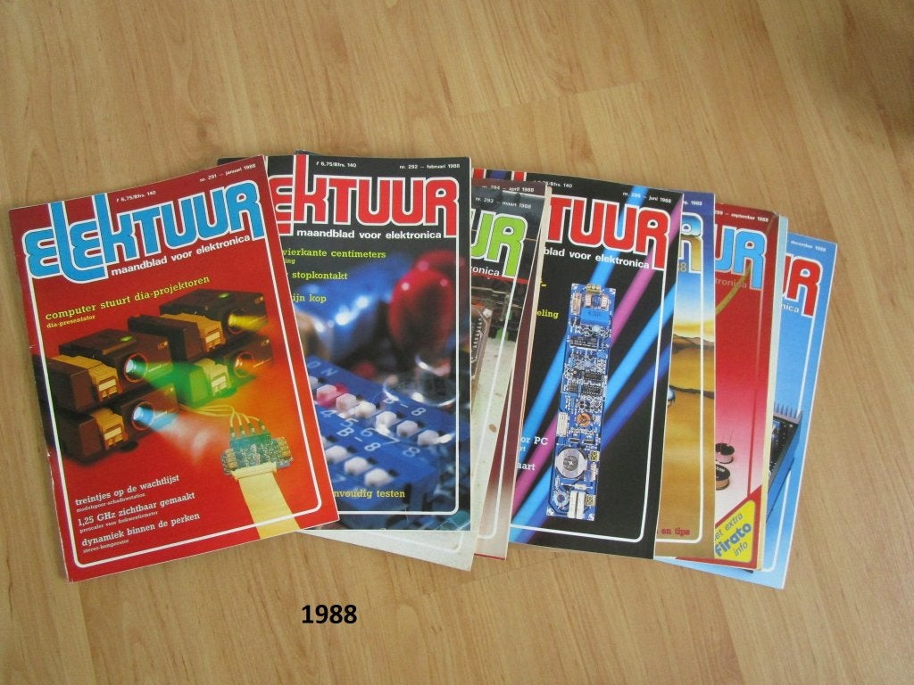 Tijdschrift Elektuur - jaargang 1988, Boeken, Tijdschriften en Kranten, Ophalen of Verzenden, Gelezen