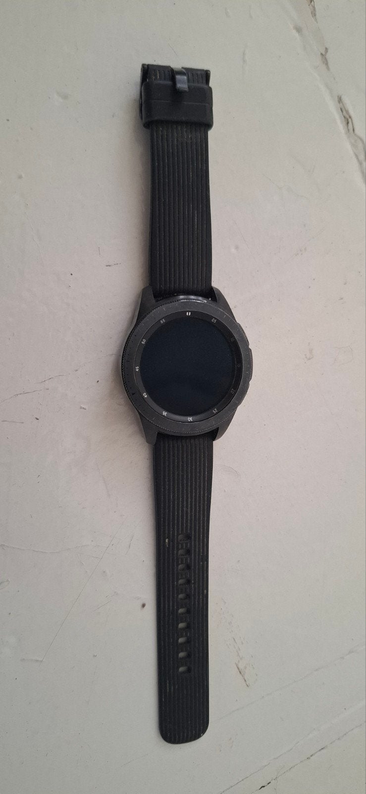 Samsung Galaxy 42mm midnight black, Gebruikt, Zwart, Samsung ⌚️, Ophalen of Verzenden