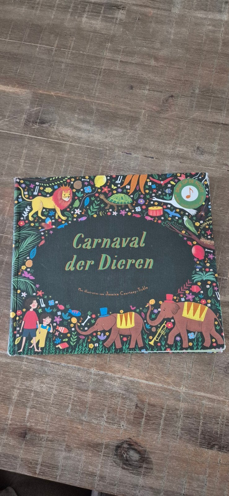 Carnaval der Dieren - Prentenboek met geluid, Ophalen of Verzenden, Zo goed als nieuw