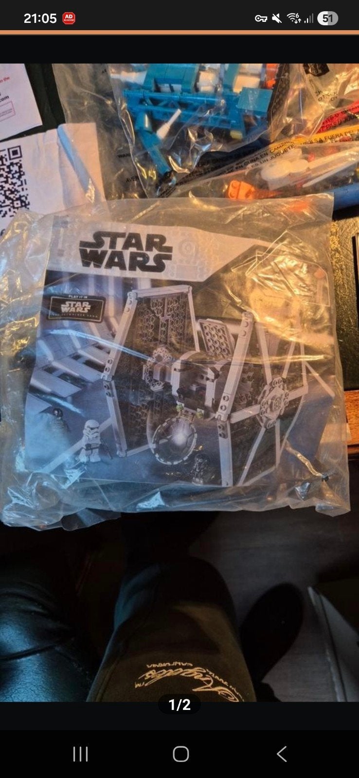 Star Wars TIE Fighter bouwset (Lego-compatibel), Verzamelen, Ophalen of Verzenden, Nieuw, Overige typen