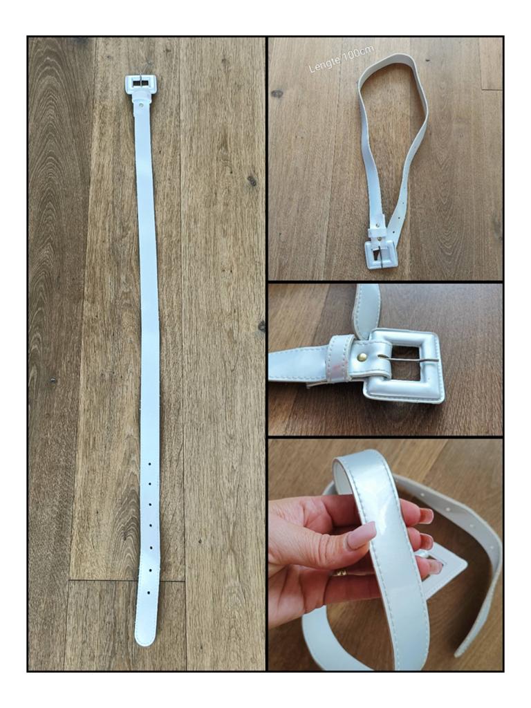Glanzende riem, Kleding | Dames, Riemen en Ceinturen, Ophalen of Verzenden, Zo goed als nieuw, Overige kleuren, 90 tot 100 cm