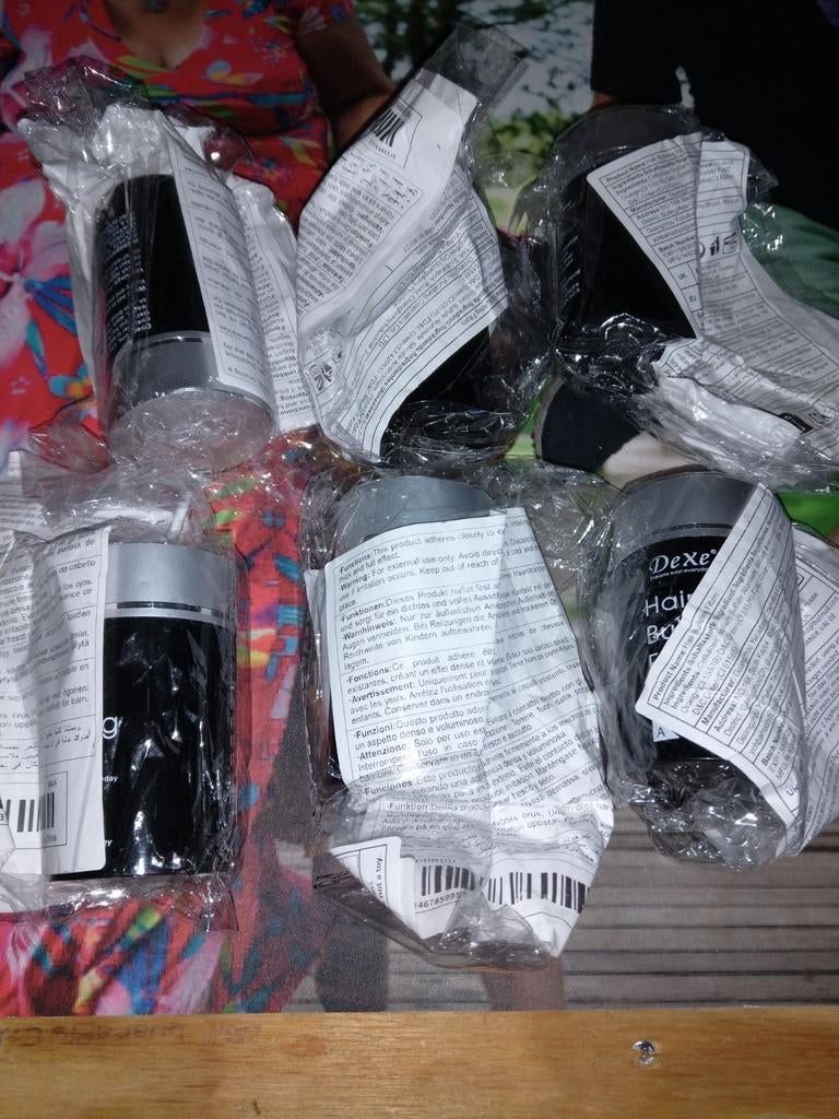 Dexe Hair Building Fibers - Zwart (6 stuks), Ophalen of Verzenden, Nieuw, Overige typen