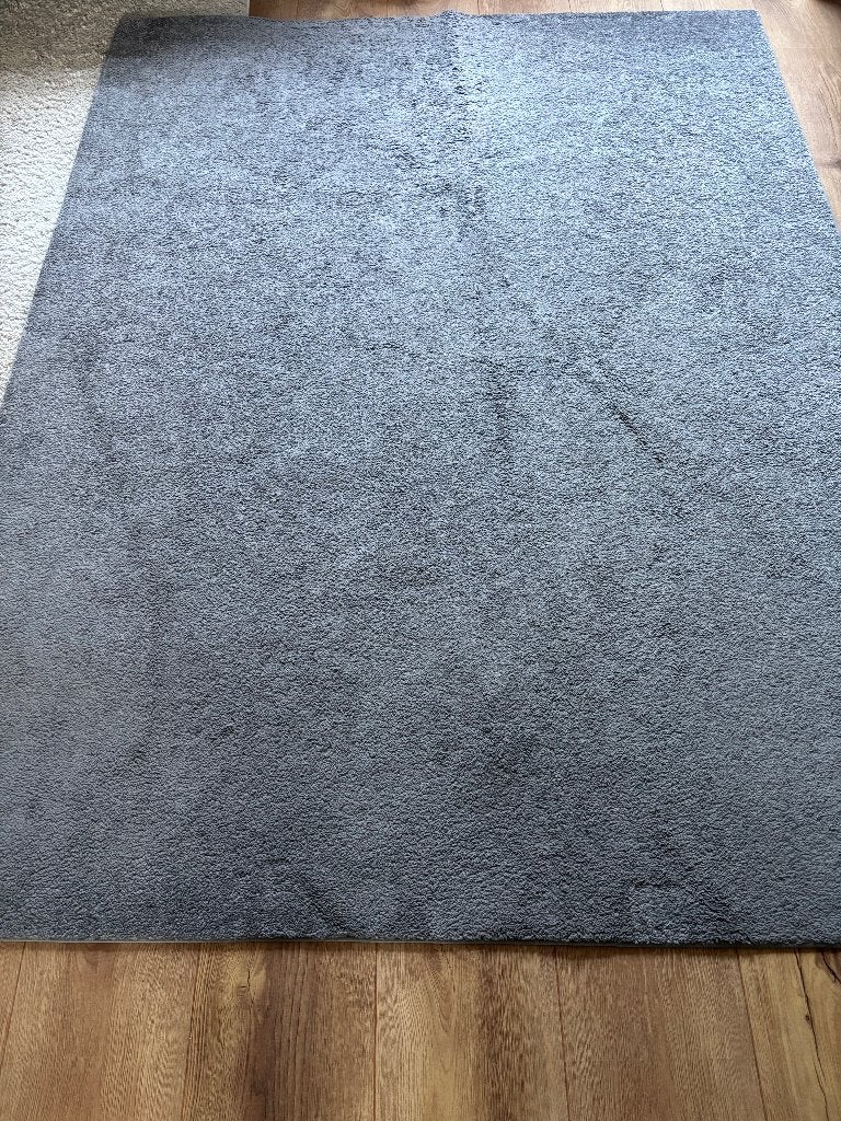 Karpet, vloerkleed grijs, Huis en Inrichting, Ophalen, Laagpolig kan in kamer of slaapkamer, 150 tot 200 cm, 200 cm of meer