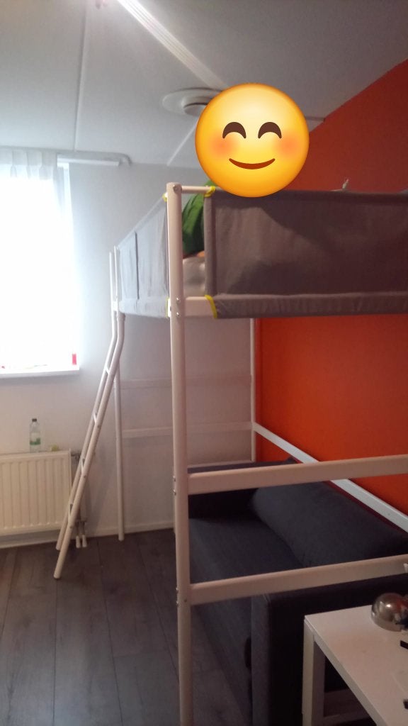 Ikea Vitval hoogslaper, Ophalen, Zo goed als nieuw, Hoogslaper