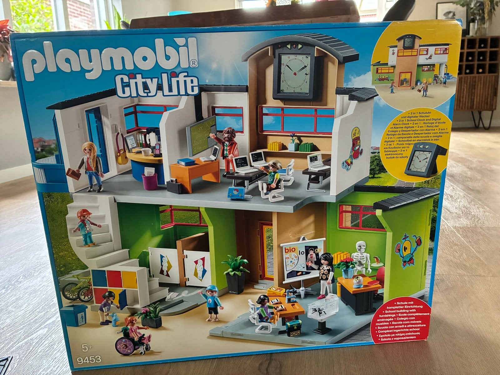 Playmobil City Life School 9453 - Complete set met doos, Ophalen, Gebouw, Complete set, Zo goed als nieuw
