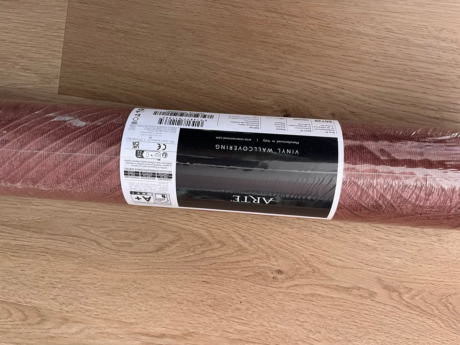 Arte Tali Tamba Burgundy Vinylbehang, Huis en Inrichting, Arte, Structuur, Modern, Ophalen of Verzenden