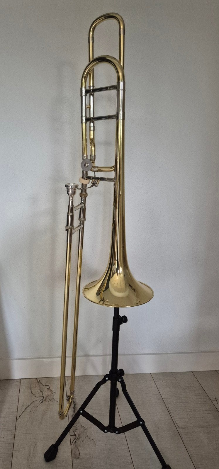 Bach Stradivarius Tenor Trombone Model 42, Ophalen, Zo goed als nieuw, Tenor, Met koffer