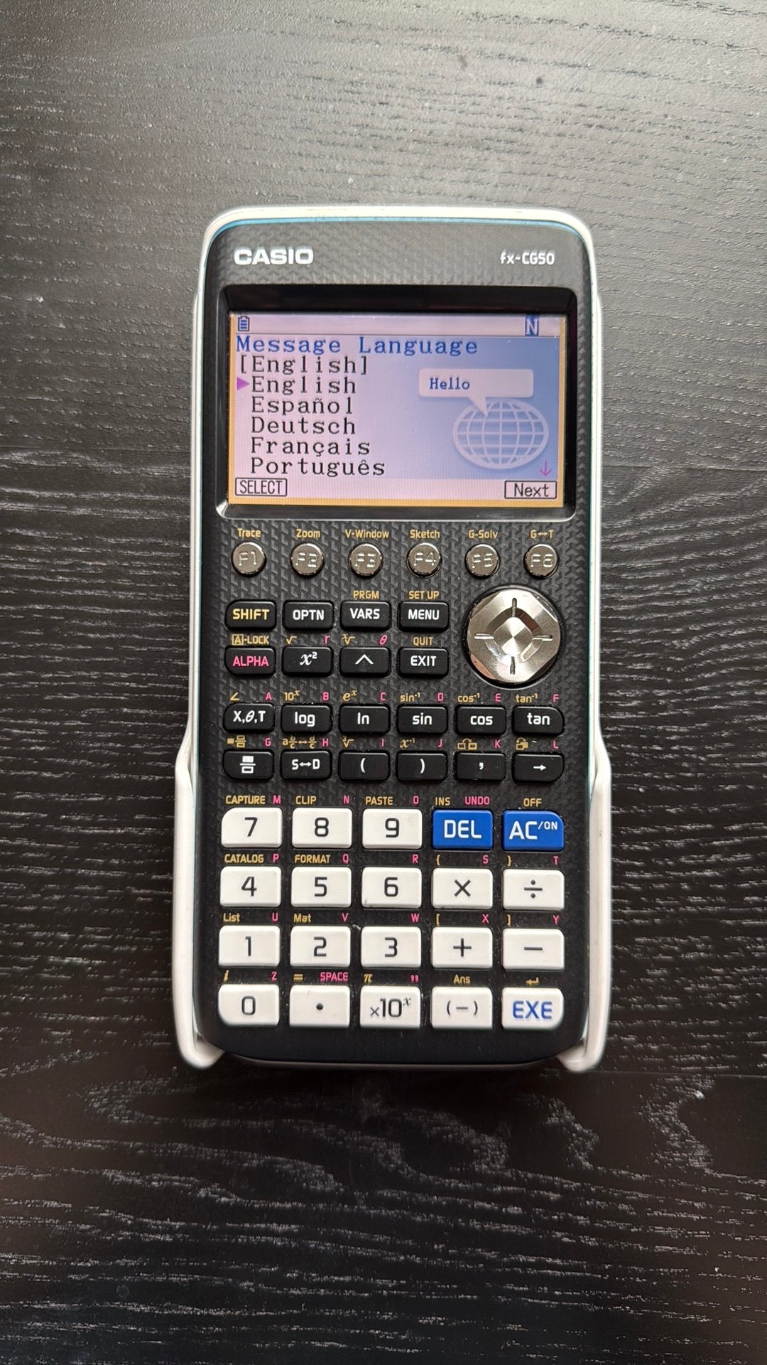 Casio fx-CG50, Ophalen of Verzenden, Grafische rekenmachine, Gebruikt