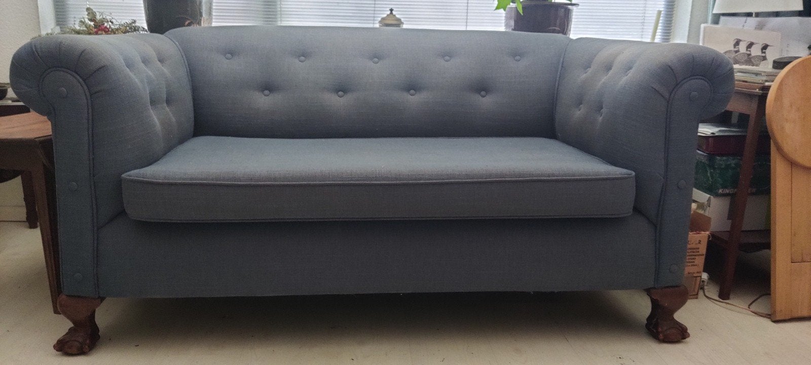 Schattig bankje vintage/antique, Ophalen, Tweepersoons, Minder dan 150 cm