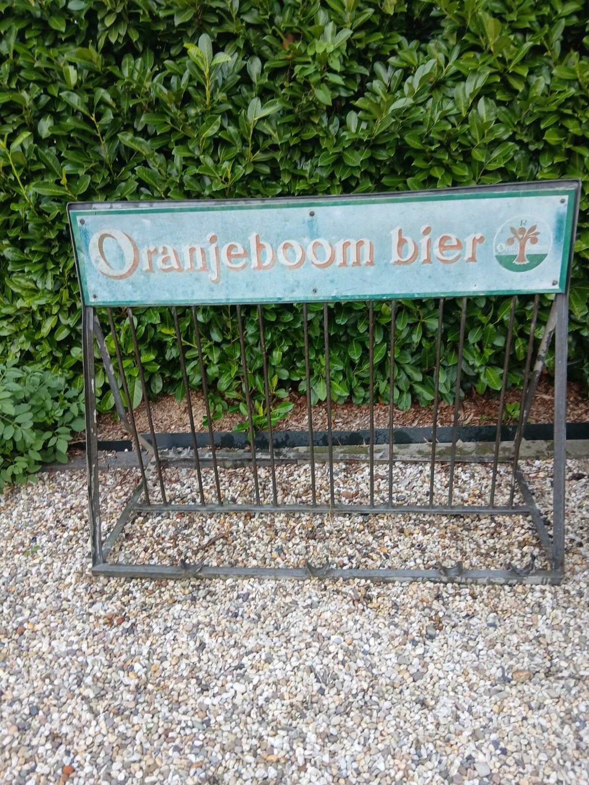 Vintage Oranjeboom Bier Reclamebord - Uniek Verzamelstuk, Ophalen, Gebruikt, Overige typen, Oranjeboom