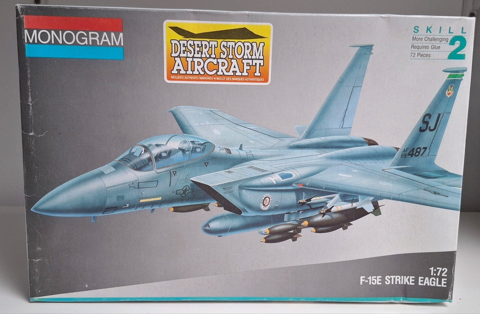 Monogram F-15E Strike Eagle Modelbouwkit 1:72, Overige merken, 1:72 tot 1:144, Nieuw, Ophalen of Verzenden