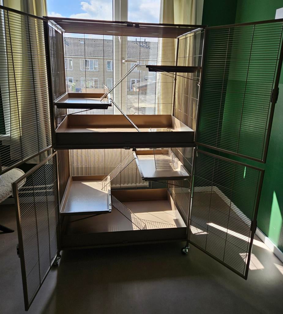 Nieuwe kooi geschikt voor fretten,ratten,chinchilla's, Ophalen, Kooi, Fret, Nieuw