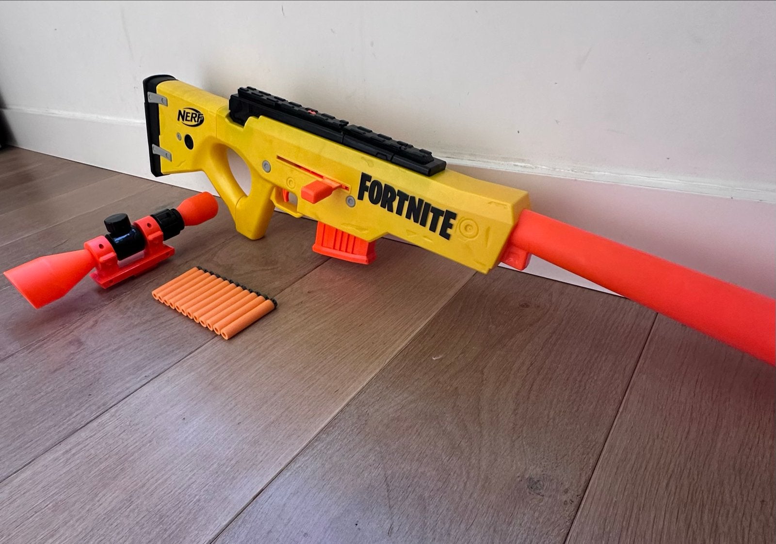 Nerf Fortnite BASR-L Blaster met magazijn en pijltjes, Ophalen of Verzenden, Zo goed als nieuw, Jongen of Meisje
