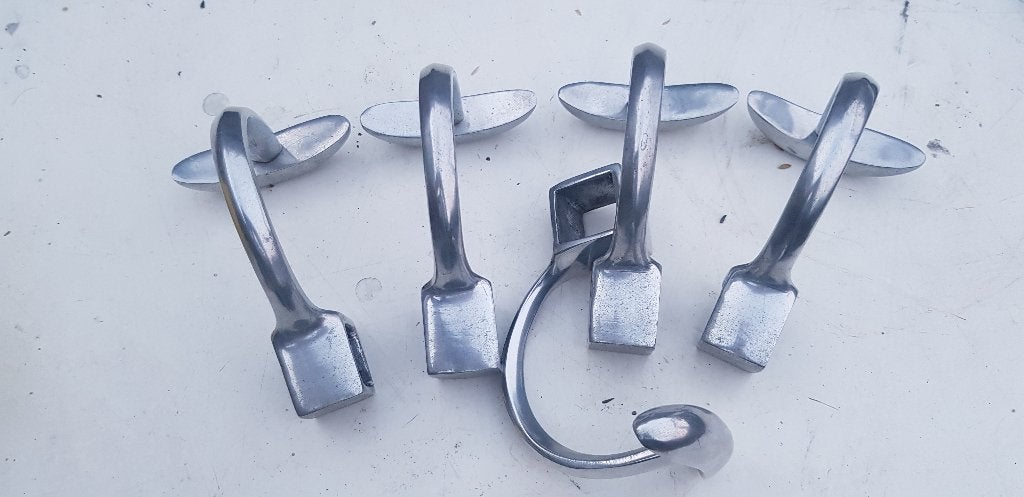 Alumium kapstokhaken, Huis en Inrichting, Wandkapstok, Overige materialen, Ophalen of Verzenden, Zo goed als nieuw