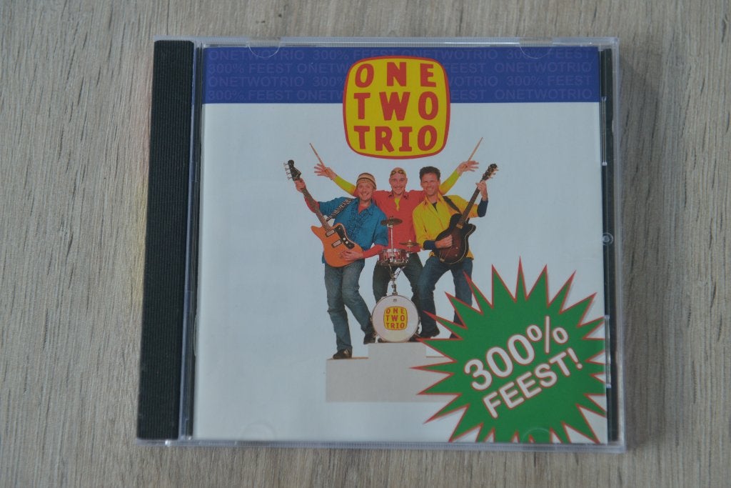 ONE TWO TRIO == 300% FEEST 17 geweldige nummers, Verzenden, Inclusief doosje, Album, Feestmuziek