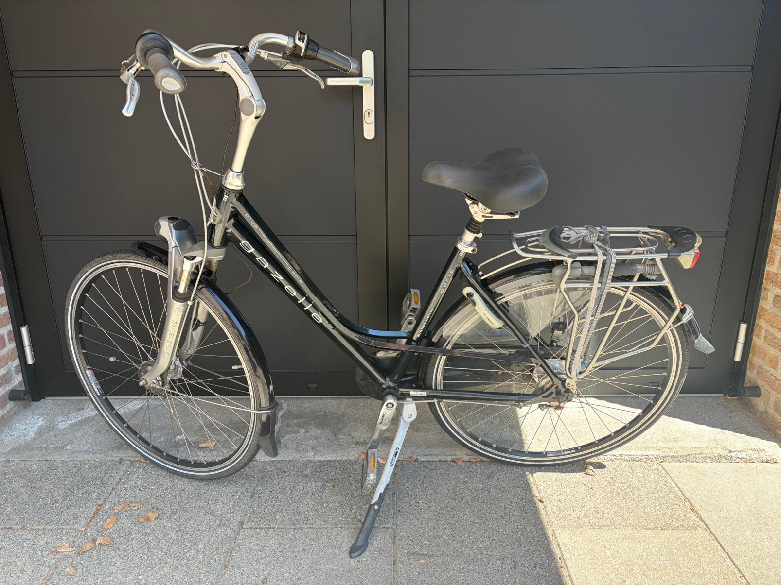 Nette Gazelle damesfiets zwart D49, Ophalen, Zo goed als nieuw, Gazelle, Versnellingen