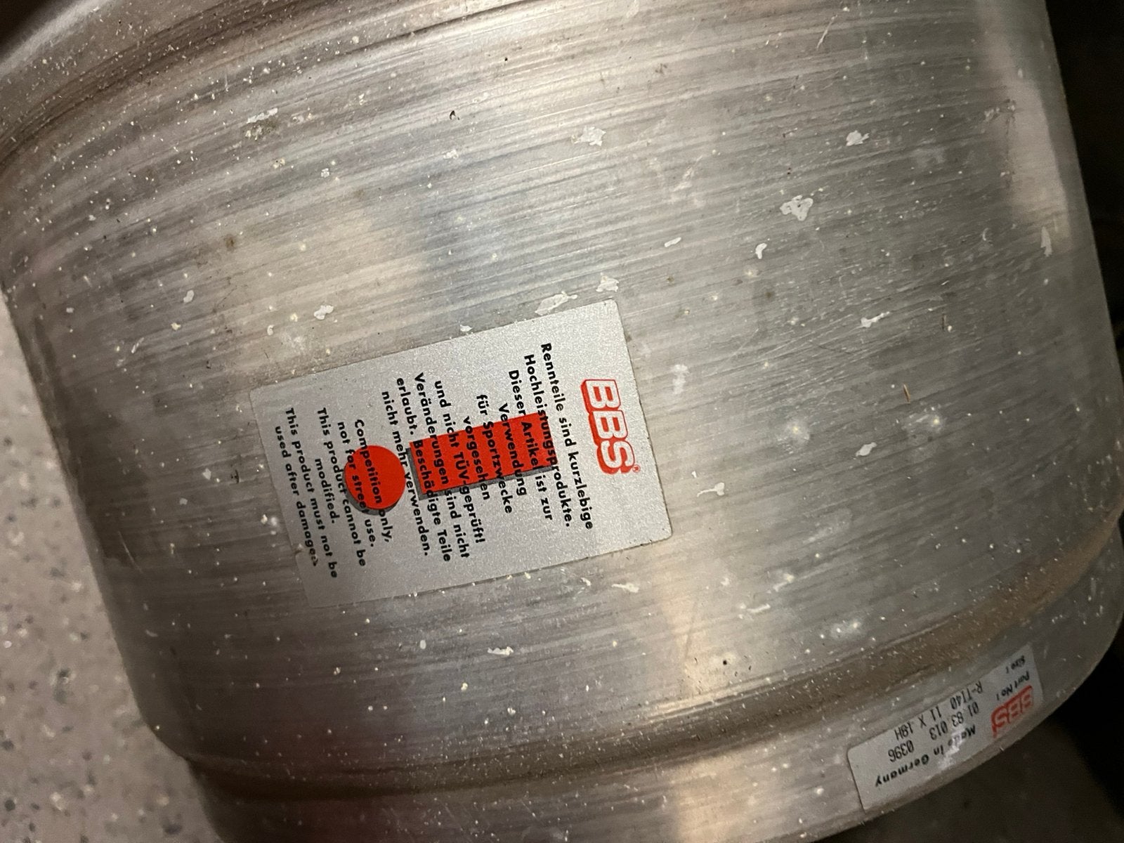 BBS Velg randen 18x11 en 18x3.5, Ophalen, Gebruikt