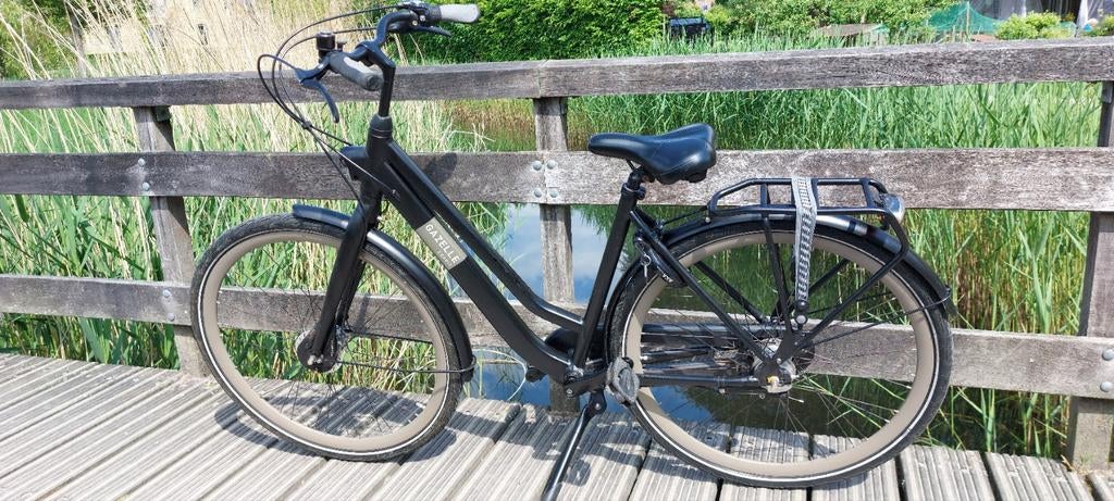 Gazelle Esprit framemaat 49, 3V, Zwart, Goed onderhouden, Ophalen, 47 tot 50 cm, Versnellingen, Zo goed als nieuw