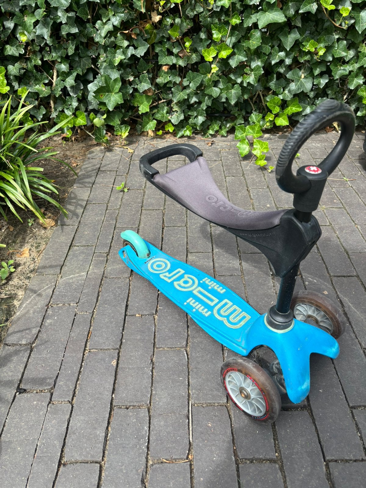 Micro step - met kinderzit, Ophalen of Verzenden, Gebruikt